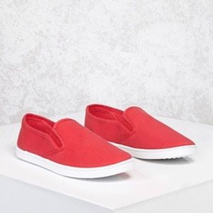 *Brand New // Forever 21 Red Slip-Ons